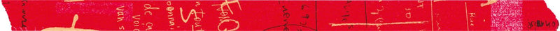 CLASSIKY Graffiti-B Masking Tape Red