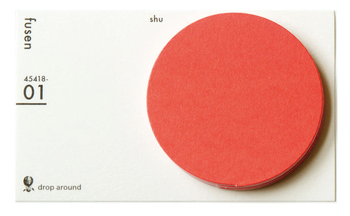 CLASSIKY Geometry Sticky Notes Vermilion