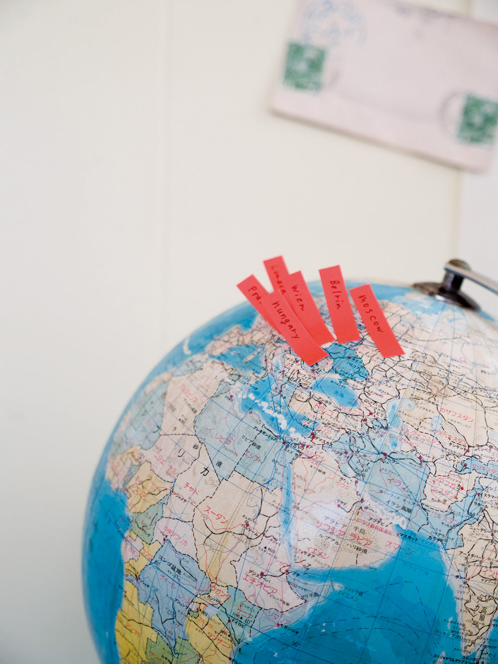 CLASSIKY Geometry Sticky Notes Sky + Vermilion