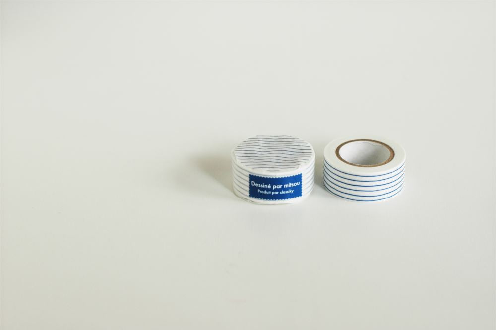 CLASSIKY Mitsou Masking Tape Stripe Blue