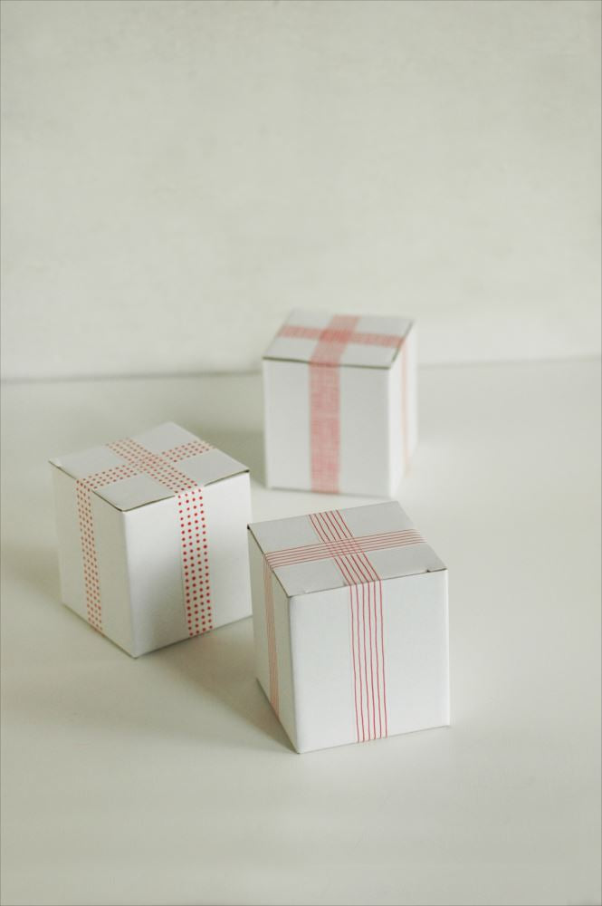 CLASSIKY Mitsou Masking Tape 3Designs Red Set