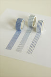 CLASSIKY Mitsou Masking Tape 3Designs Blue Set