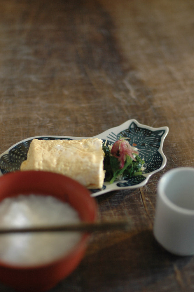 CLASSIKY Kata Kata Dish L Blue Cat