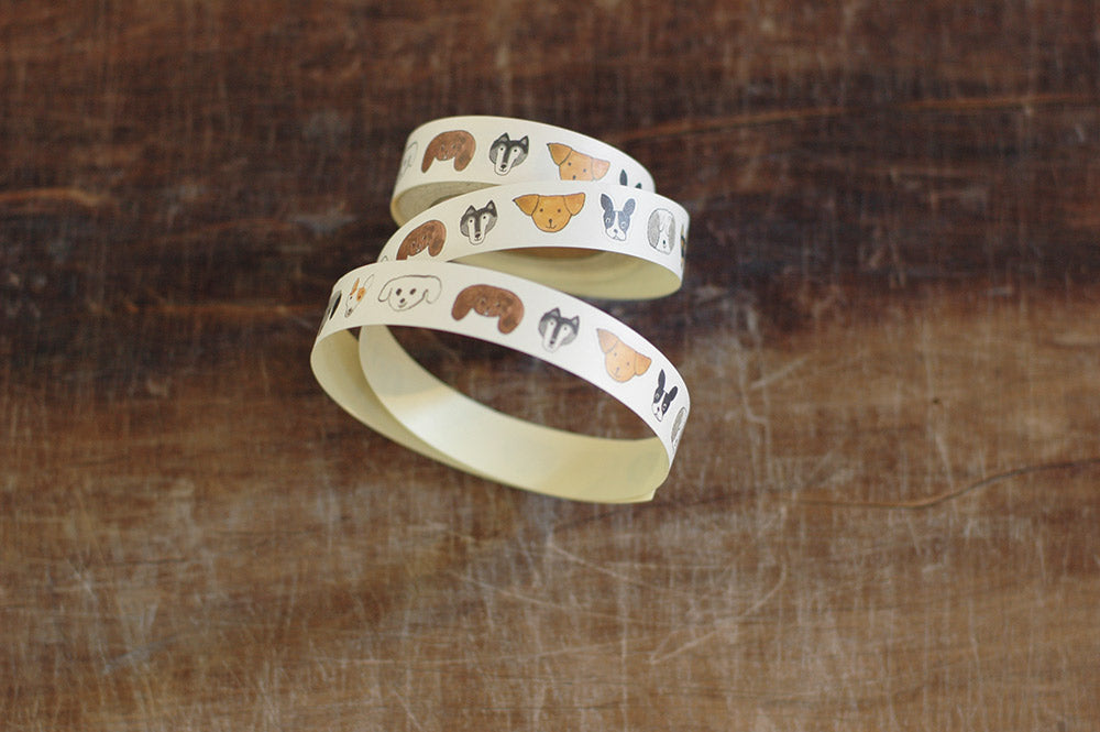 CLASSIKY Toranekobonbon Sticker Roll 18mm Dog