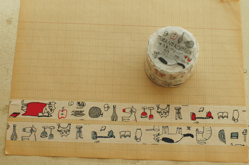 Toranekbon Washi Tape 2 Rolls Set
