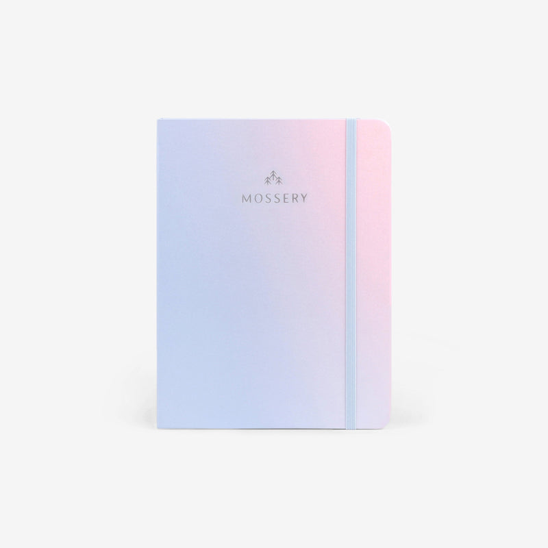 MOSSERY 2021 Hardcover Planner Monthly+Weekly Horizontal-Pastel Sky 024