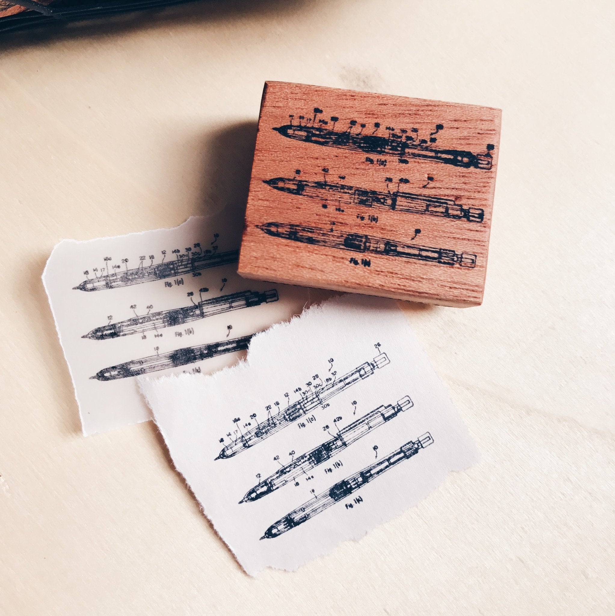 Stationery Rubber Stamp