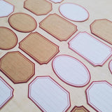 Vintage Style Gummed Label - Stickers