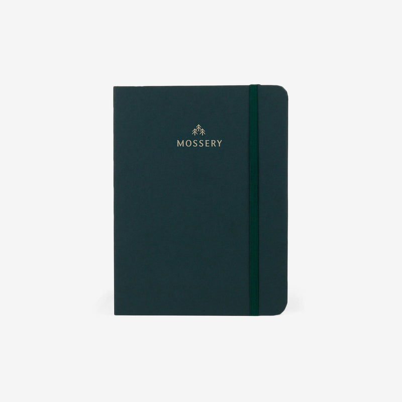 MOSSERY 2021 Hardcover Planner Monthly+Weekly Vertical-Plain Forest 041