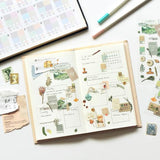 MU Craft Print-On Sticker Leaves & Notes 138