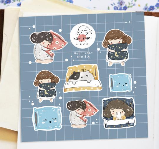 KAMIKAMI Sticker Goodnight