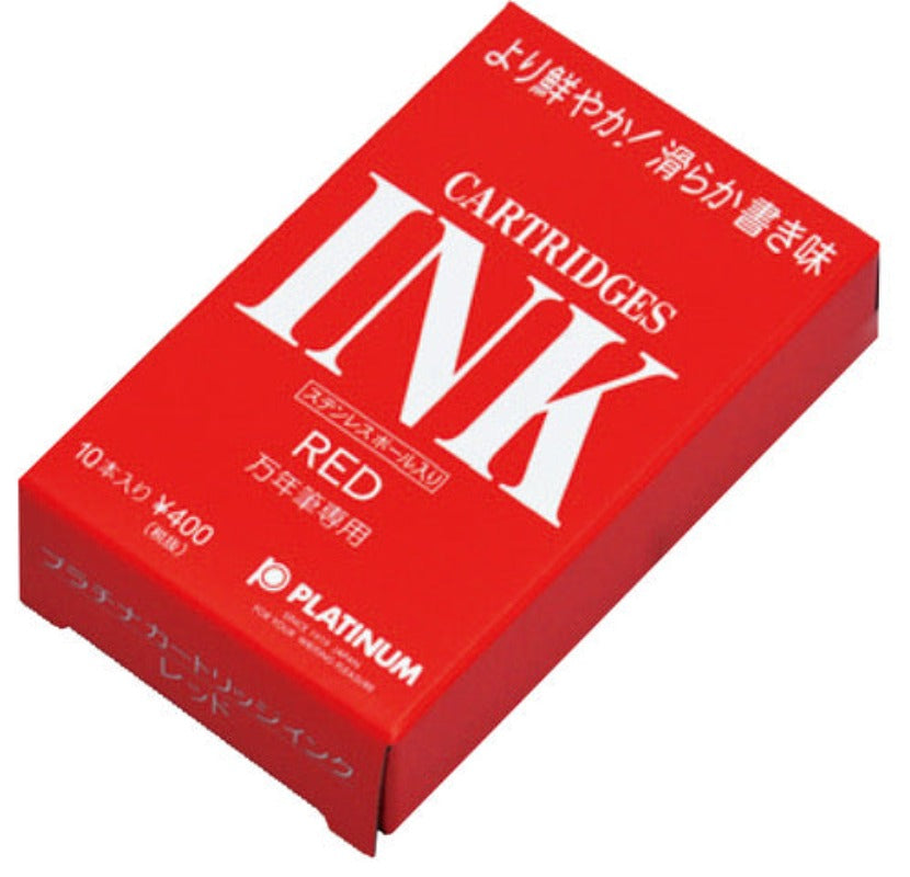 PLATINUM Dyestuff Cartridge Ink/box of 10pcs