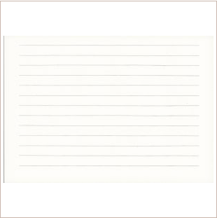 LIFE  Letter Pad 148 x 210mm 10mm Ruled Cream