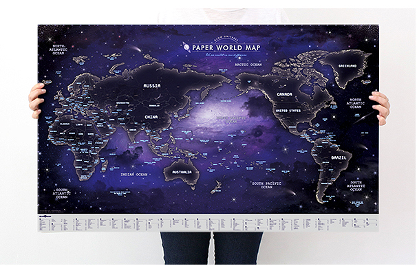 INDIMAP Paperworld Map (Renewal) Glow