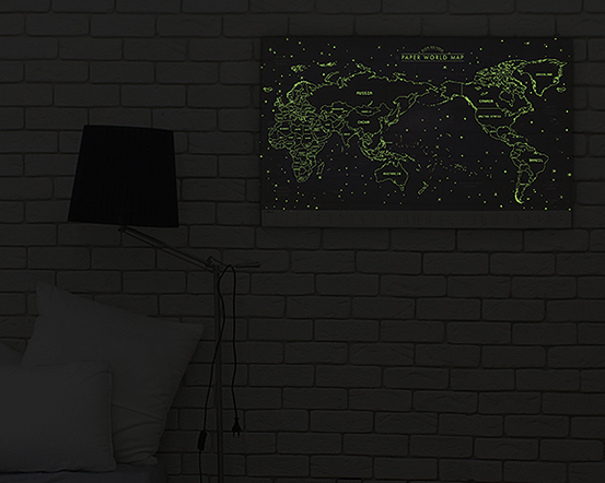 INDIMAP Paperworld Map (Renewal) Glow