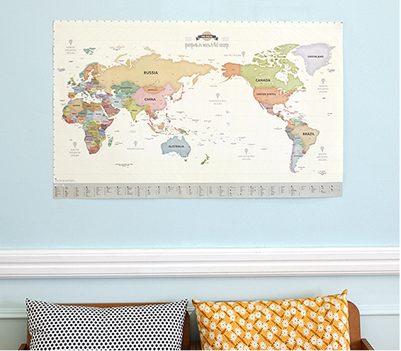 INDIMAP Paperworld Map (Renewal) Pastel