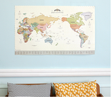 INDIMAP Paperworld Map (Renewal) Pastel