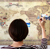 INDIMAP Deco Travel World Map (Renewal) Antique