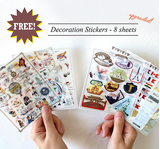 INDIMAP Deco Travel Map (Renewal) Pastel