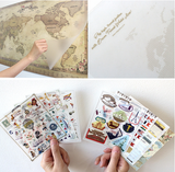 INDIMAP Deco Travel World Map (Renewal) Antique