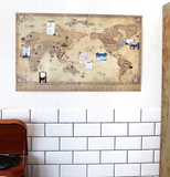INDIMAP Deco Travel World Map (Renewal) Antique