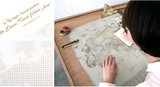 INDIMAP Deco Travel World Map (Renewal) Retro