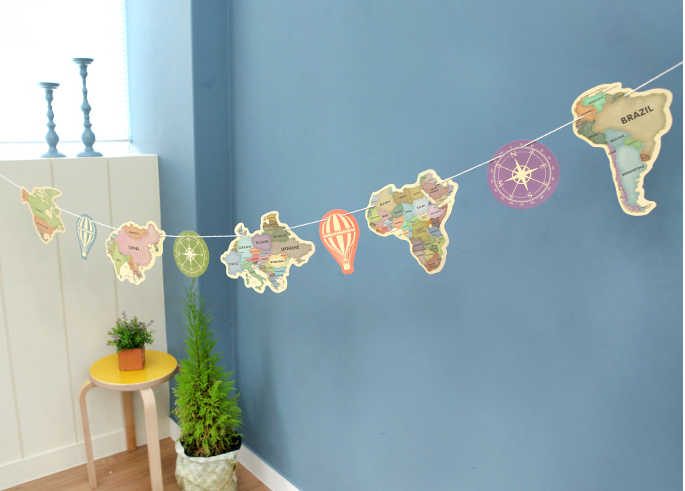 INDIMAP Ground Garlend Pastel