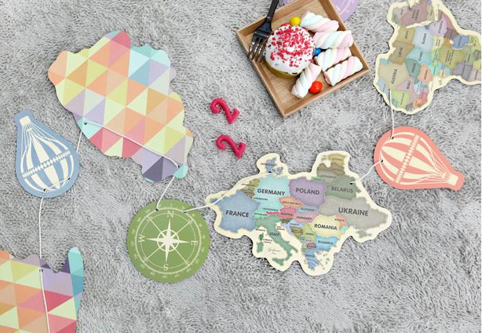 INDIMAP Ground Garlend Pastel