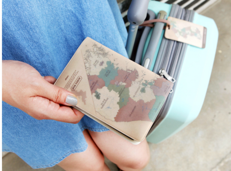 INDIMAP Koreamap Passport Cover Vintage