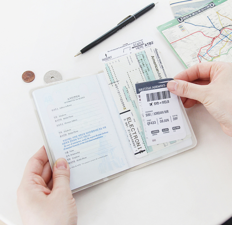 INDIMAP Passport Cover Retro