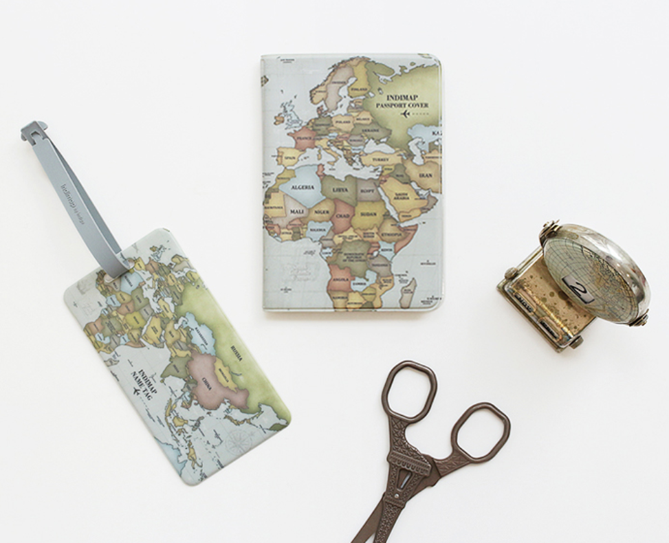 INDIMAP Passport Cover Retro