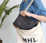 INDIMAP Pattern Pouch Big Black