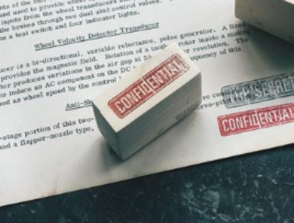 Office Basics Rubber Stamp