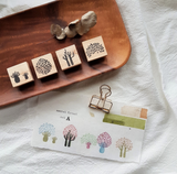 NOVE Wood Mounted Rubber Stamp-Secret Forest Series