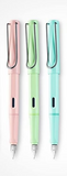 LAMY Fountain Pen Safari Pastel 3 EF Set