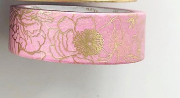 PapergeekCo Washi Tape Spring Meadows Pink