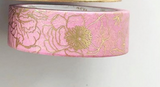 PapergeekCo Washi Tape Spring Meadows Pink