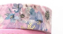 PapergeekCo Washi Tape Spring Meadows Pink