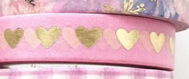PapergeekCo Washi Tape Spring Meadows Pink