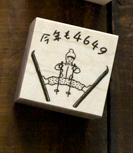 GOAT Ski 4649 Wooden Stamp