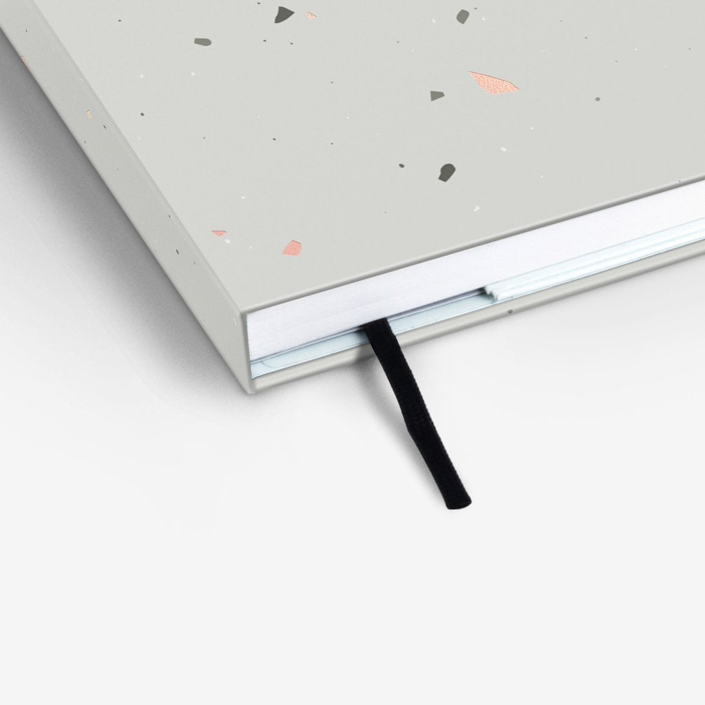 MOSSERY 2021 Hardcover Planner Monthly+Weekly Vertical-Stone Speckle 073