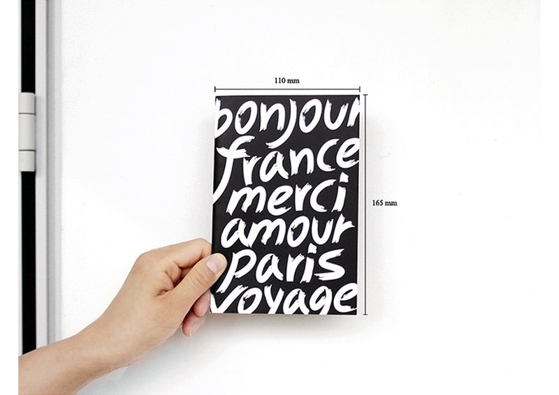 Blank note French 110 x 165mm