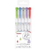 ZEBRA Mildliner Brush 5Colors Set