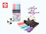 SAKURA Koi 6Colorings Brush Pen Set