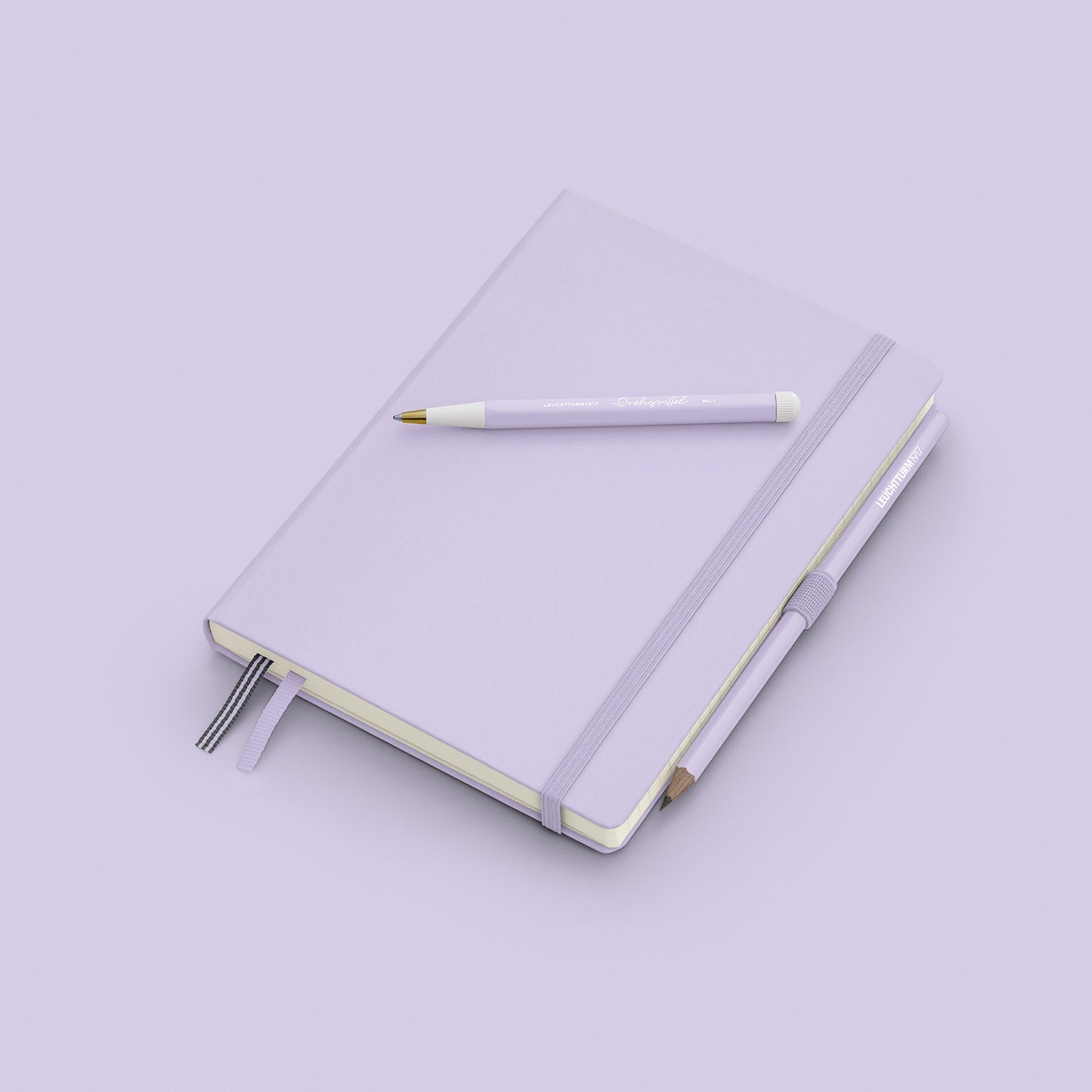 LEUCHTTURM1917 Hardcover A5 Medium Notebook Lilac