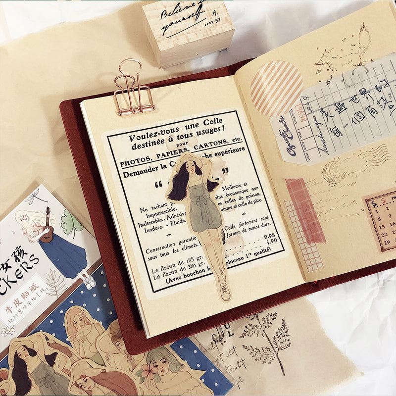 STARLULULU Holiday Girl Cowhide Sticker