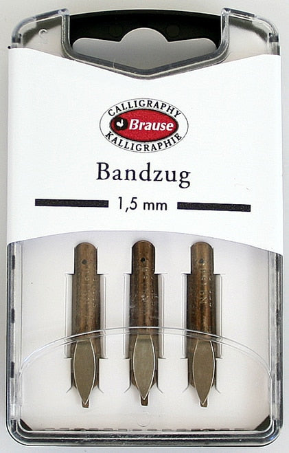BRAUSE 3 Nibs Bandzug Boite De 3 Plumes