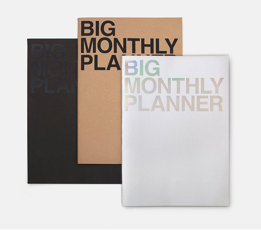 J STORY Monthly Planner Big Black