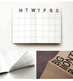 J STORY Monthly Planner Big Black