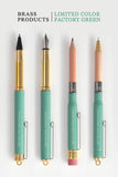 TRC Brass Fountain Pen Factory Green